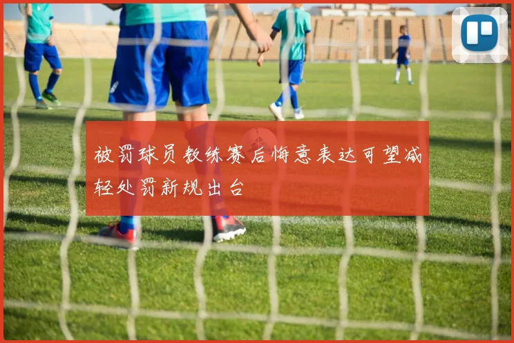被罚球员教练赛后悔意表达可望减轻处罚新规出台